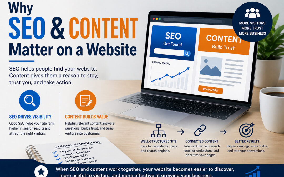 Why SEO & Content Matter on a Website — and How to Structure Them for Better Results
